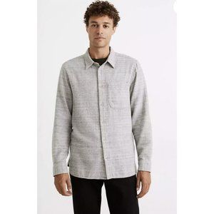 MADEWELL M Sunday Flannel Perfect Long-Sleeve Shirt